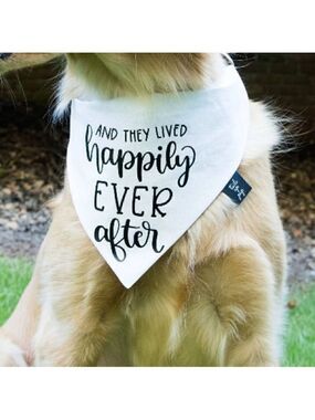 Dog Wedding Collar Accessory White Sparkle